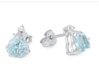 Ohrringe Demetra Dame Diana in Gold Acquamarina 9K.028.C.160.004.W